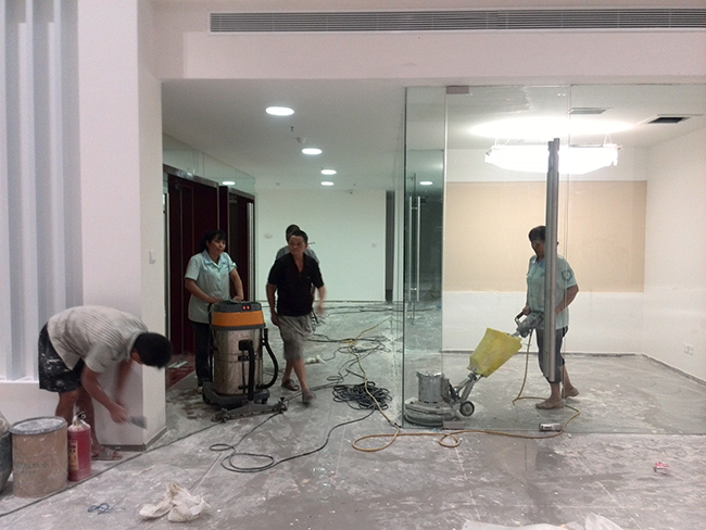 我门青岛保洁公司清洁团队施工组历经6天时间完工